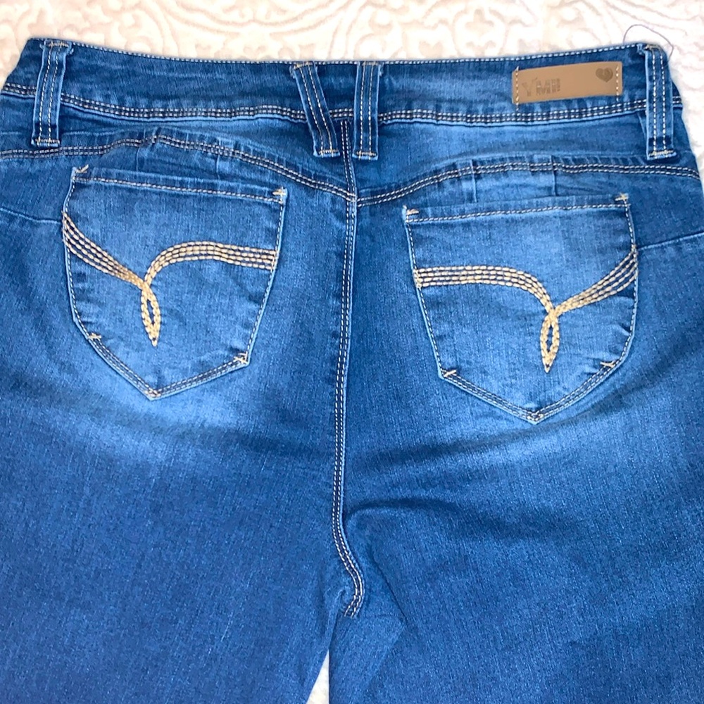 YMI blue skinny jeans